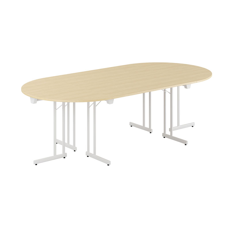 240x120_WhiteLegs_WoodTopBirch-1 Konferensbord Style - Small - Bild 1