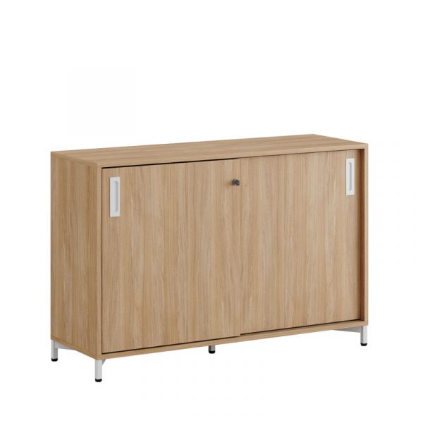 Skjutdörrskåp 120x40x72cm - Urban oak stomme/urban oak dörrar - Bild 1