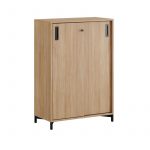 Skjutdörrskåp 80x40x107,5cm - Urban oak stomme/urban oak dörrar