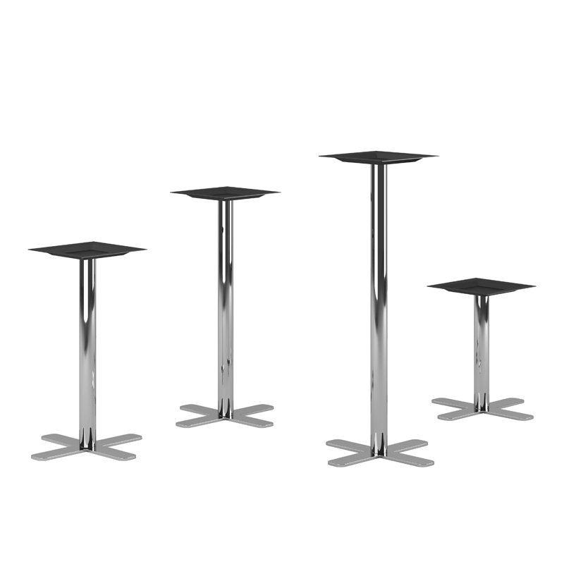 50x50_chrome Kryss stativ 50 cm - 4 olika höjder - Bilde 3