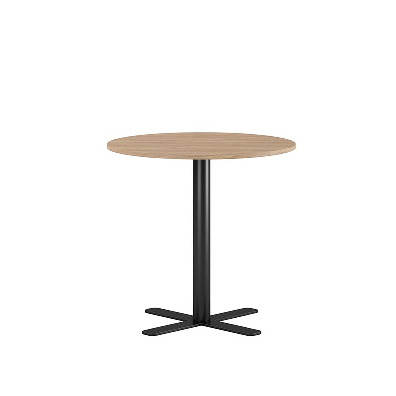65xH72_black_f400006 Studio bord med Ø80 cm skiva - Bilde 1