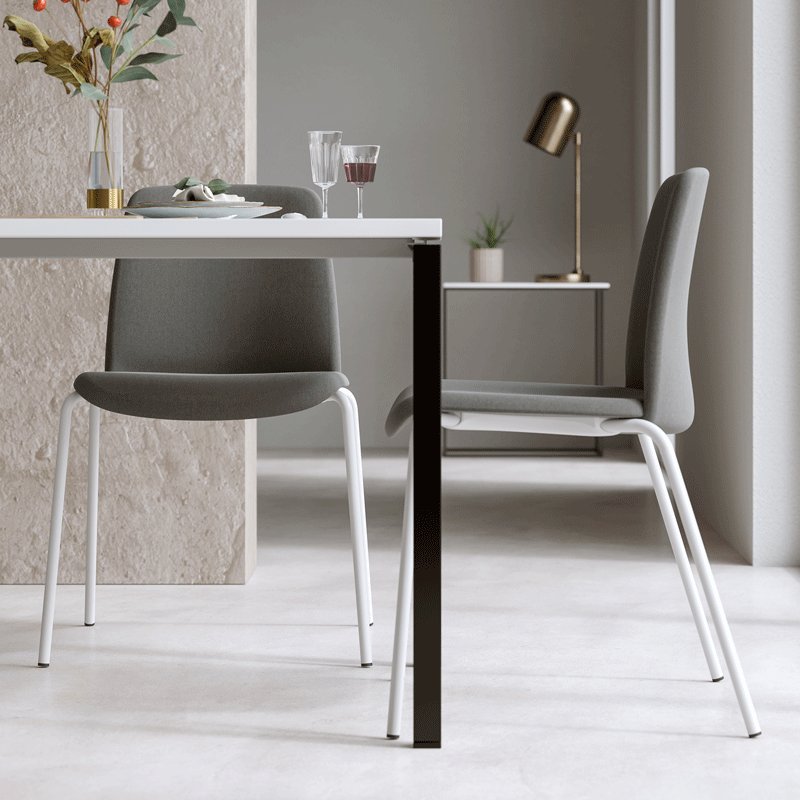 Choice-Luna-Dinning_05 Stativ med fasta ben i U-form - Luna - Bilde 3
