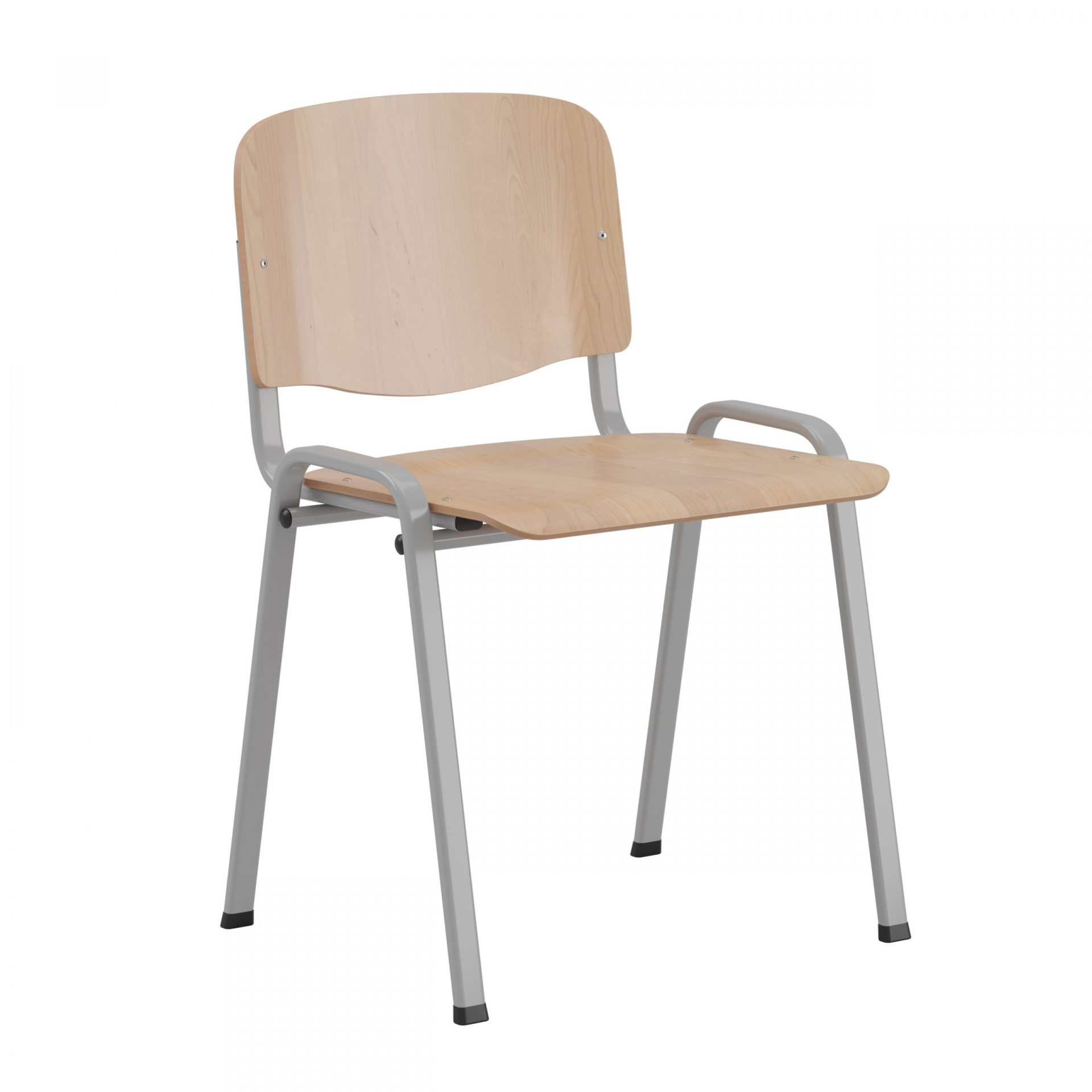Birch_Gray Sofie - Stapelbar stol i björkplywood - Bilde 1