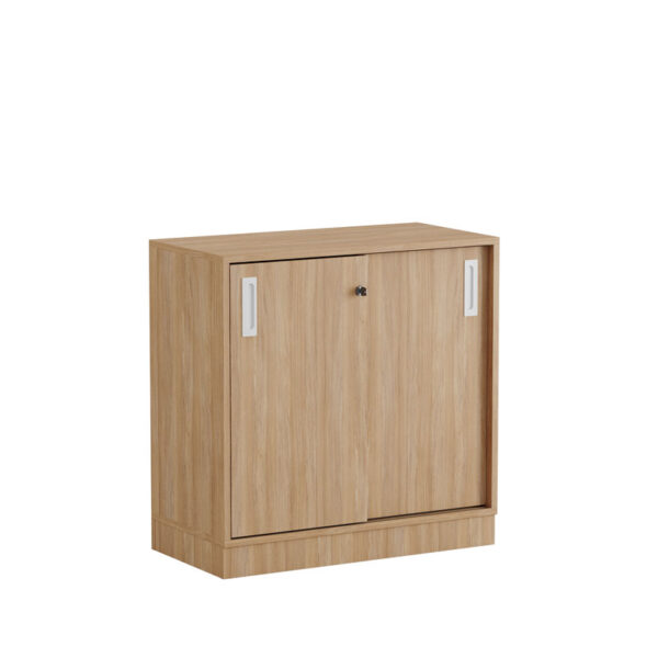 Skjutdörrskåp 80x40x72cm - Urban oak stomme/urban oak dörrar - Bilde 2