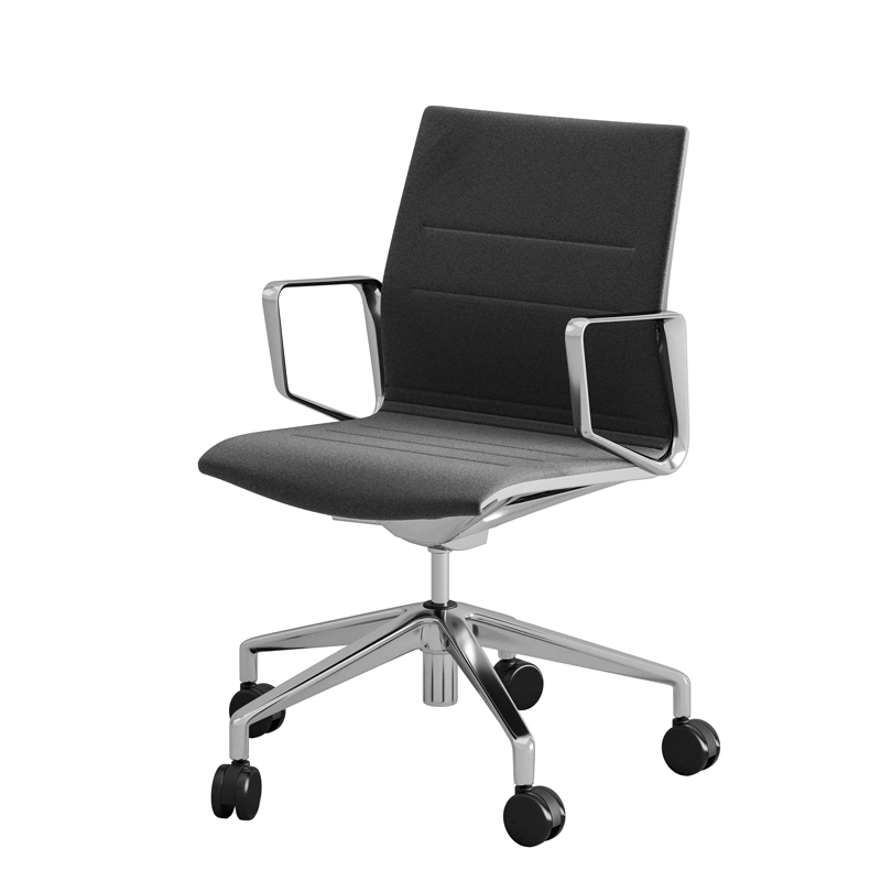 Board-lowback-dark-grey Styrelse - Konferensstol med mellan rygg - Bilde 2