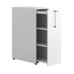 Towerskåp höger 80x42x120cm - vit