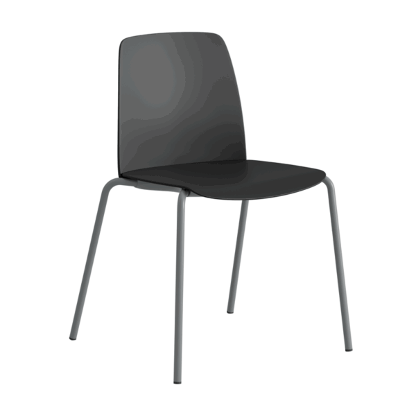 Stapelbar stol med sits och rygg i plast - Choice - Bilde 2